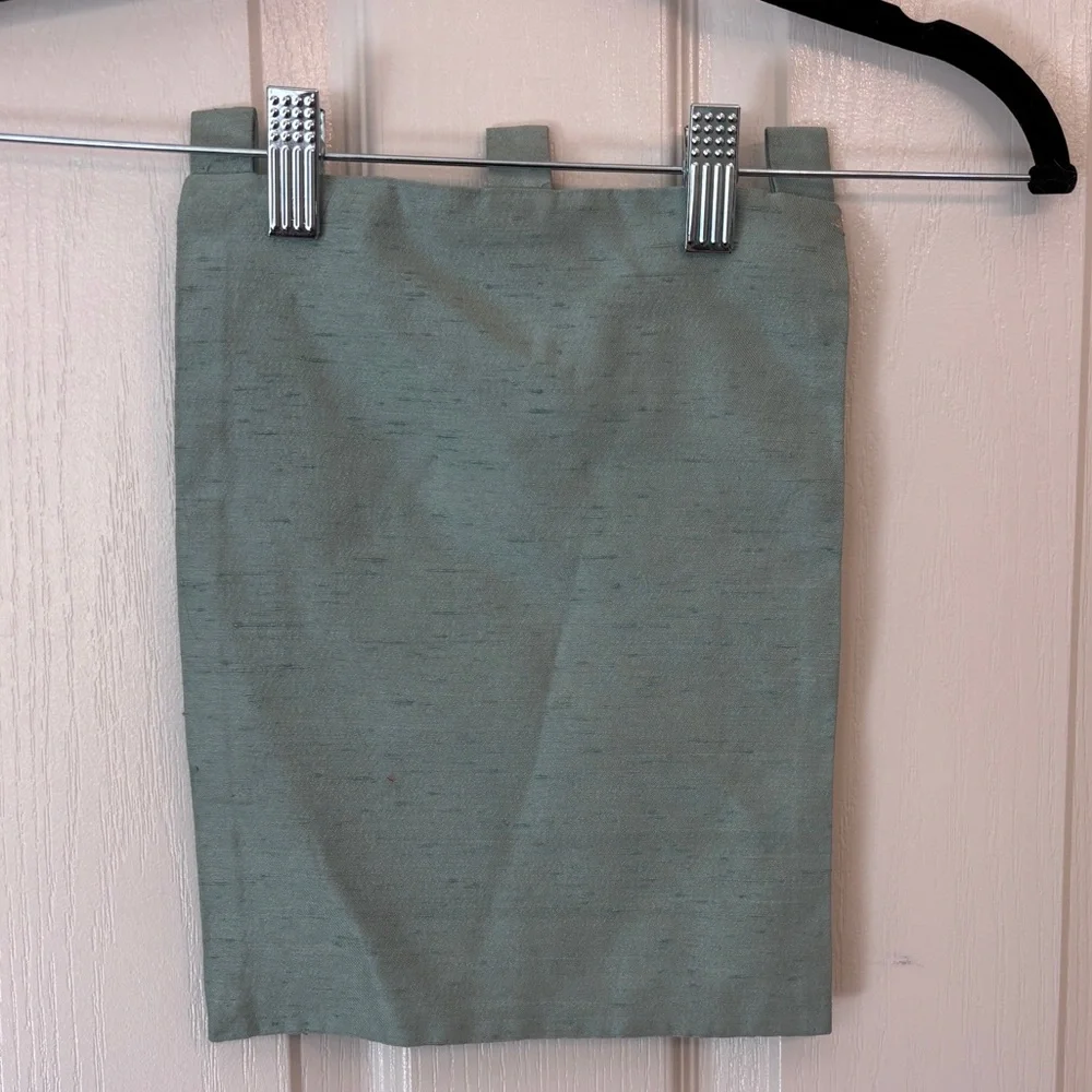 Original Embroidered Wall Hanging with Abstract Design Green Yellow Blue - Picture 2 of 5